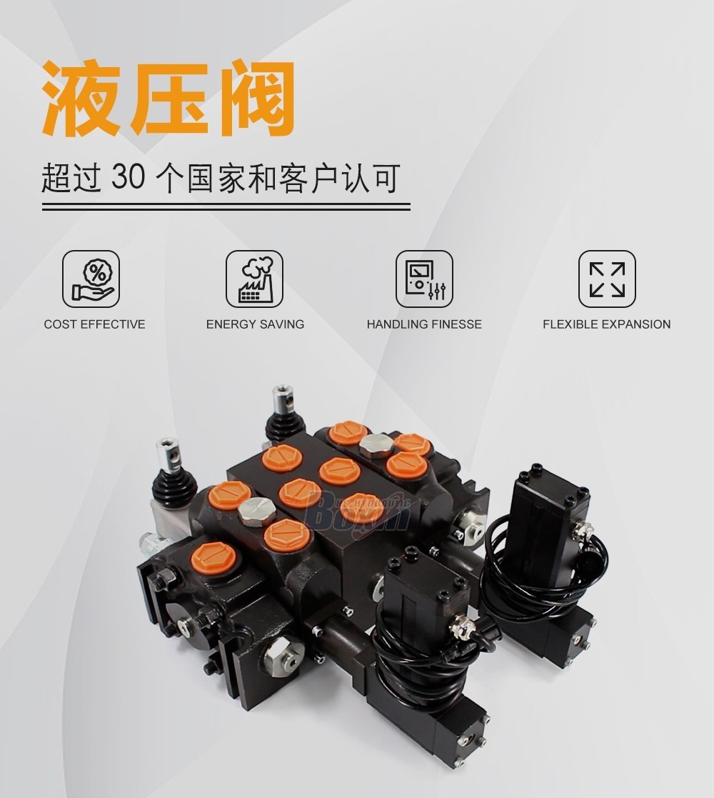 DCV200 电动马达 2 联 分块式方向阀